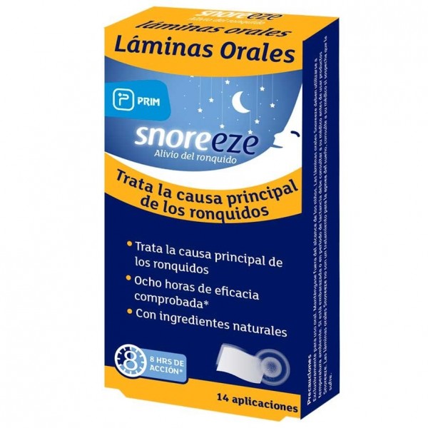 Snoreeze Laminas Orales Ronquidos 14 Uds