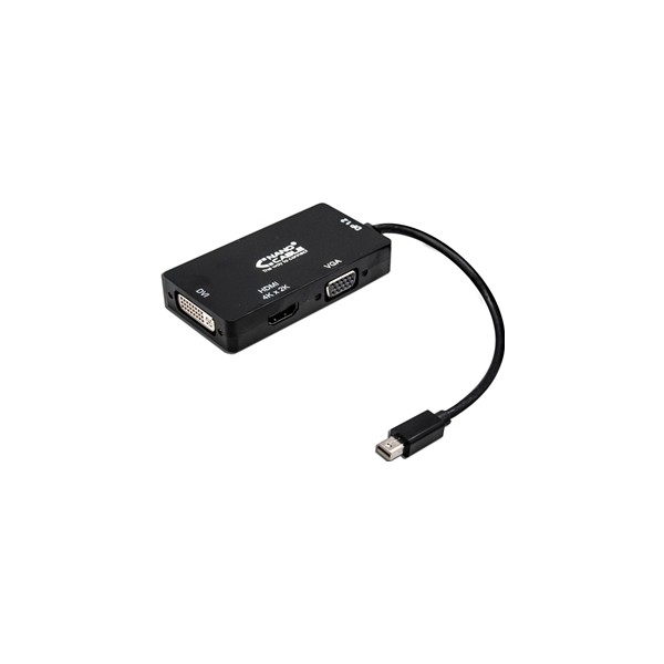 Nanocable conversor mini displayp/vga/dvi/hdmi 3e