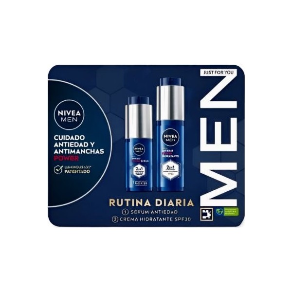 Nivea men  sérum antiedad 30ml + crema hidratante SPF30 50ml